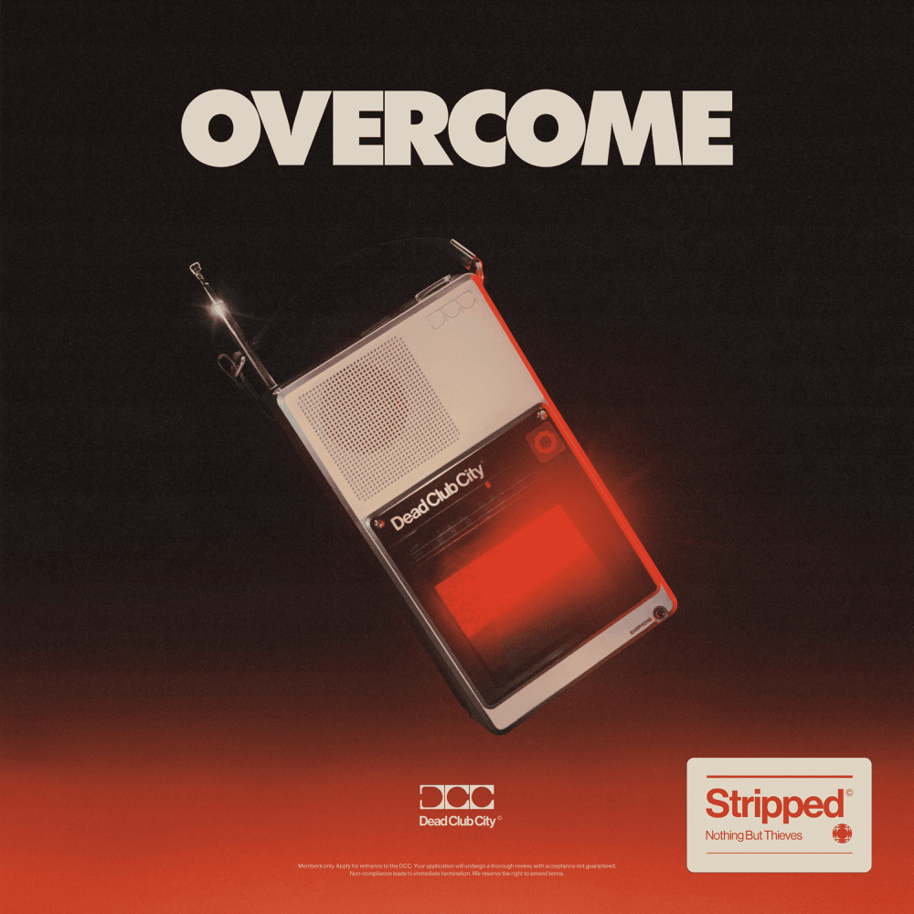 Album cover art for "Overcome (Stripped)" by Nothing But Thieves