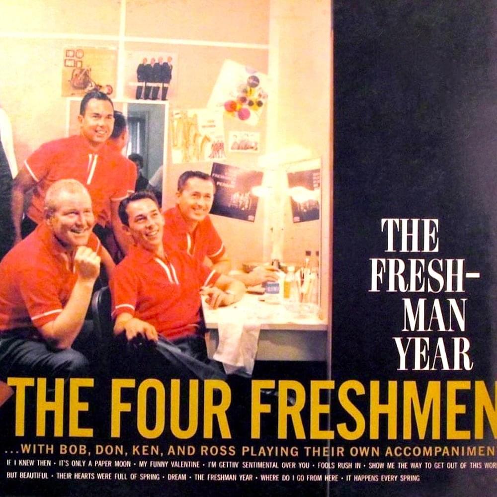 Album cover art for "Fools Rush In" by The Four Freshmen