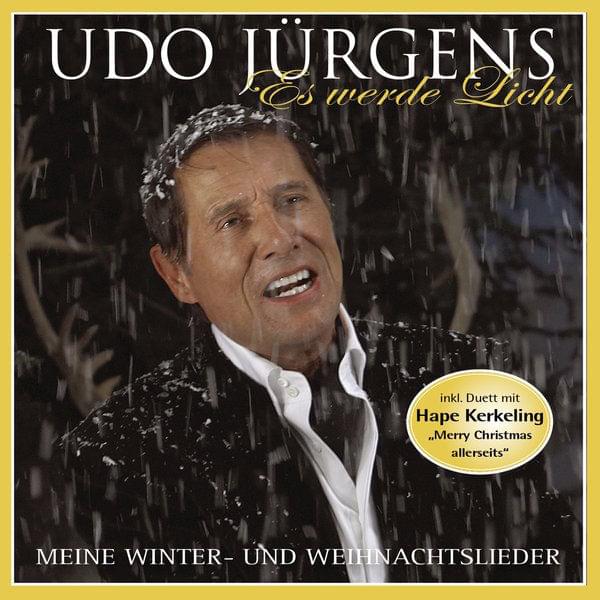 Album cover art for "Merry Christmas allerseits" by Udo Jürgens