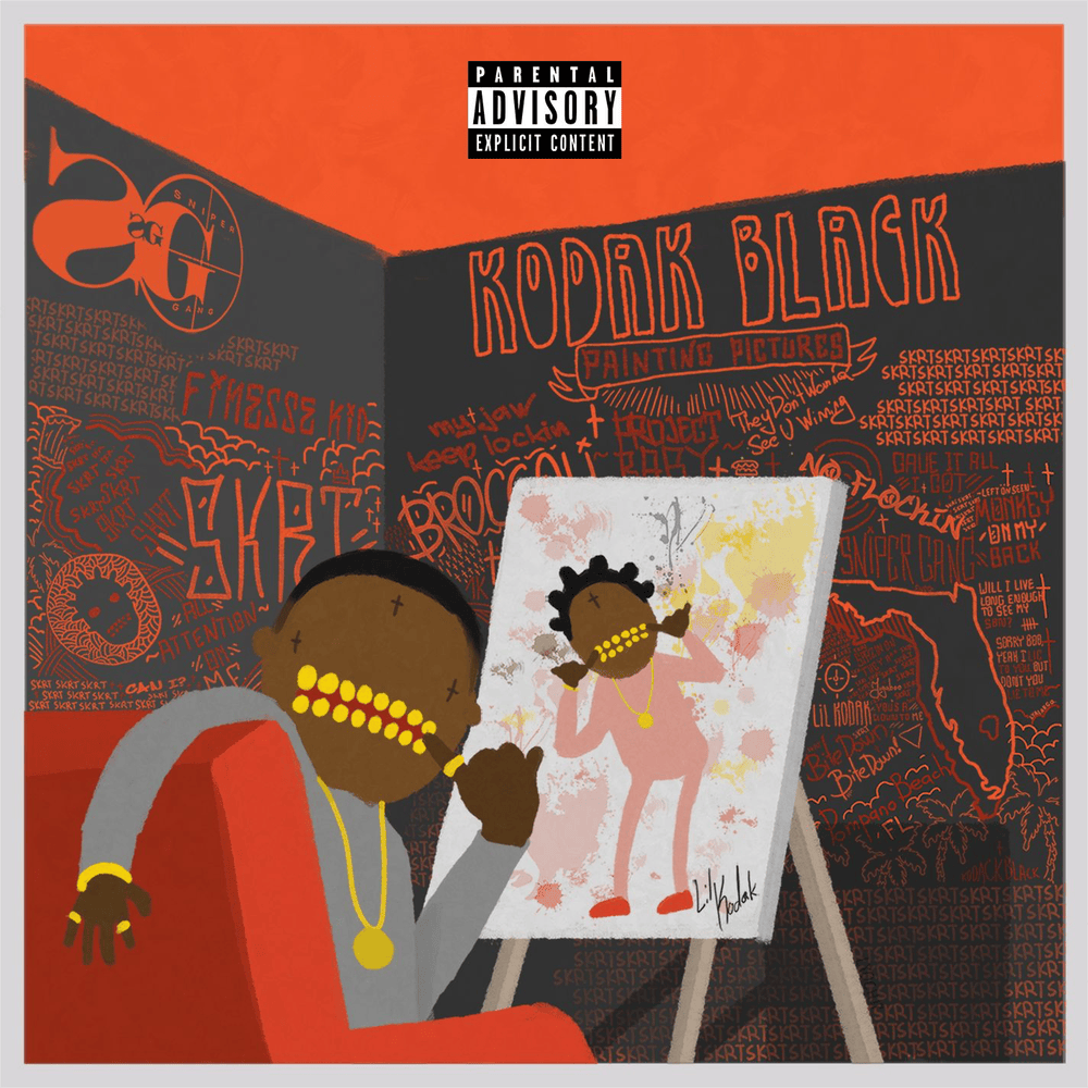 Album cover art for "Side Nigga" by Kodak Black