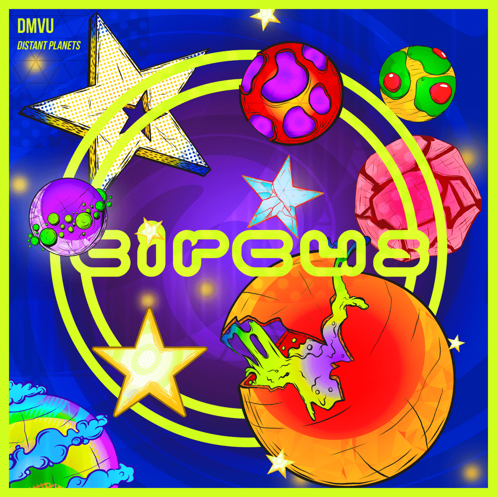 Album cover art for "Distant Planets" by DMVU