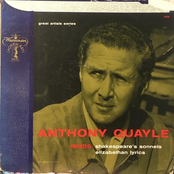 Some Glory in Their Birth, Some in Their Skill - Sonnet No. 91 by Shakespeare by Anthony Quayle