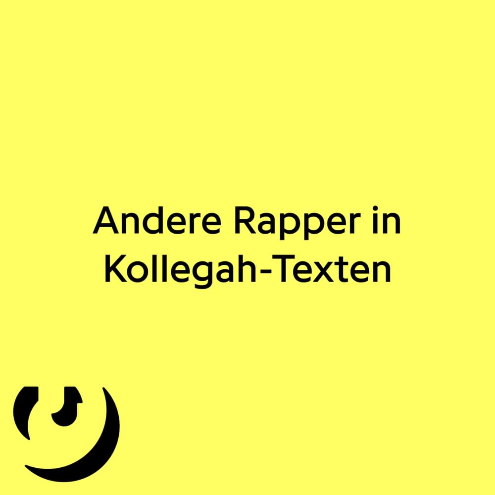 Album cover art for "Andere Rapper in Kollegah-Texten" by Rap Genius Deutschland & Kollegah