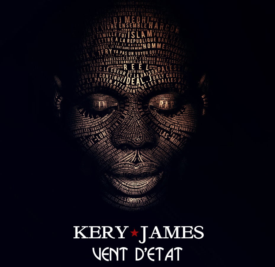 Album cover art for "Vent d’État" by Kery James