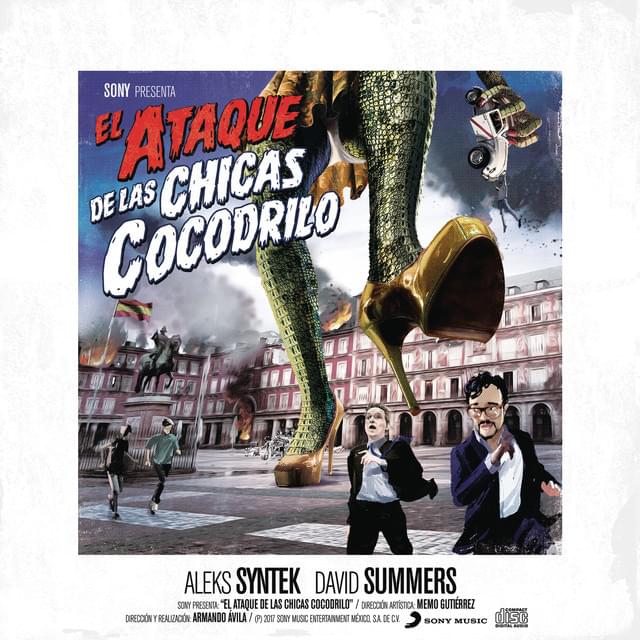 Album cover art for "El Ataque de las Chicas Cocodrilo" by Aleks Syntek & David Summers