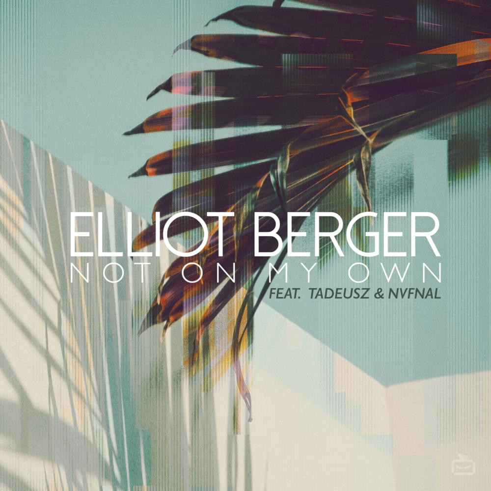 Album cover art for "Not on my Own" by Elliot Berger & NVFNAL & Tadeusz