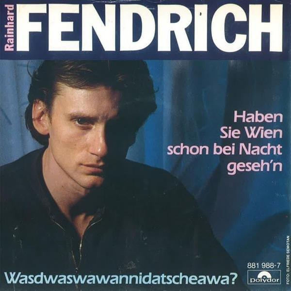 Album cover art for "Haben Sie Wien schon bei Nacht geseh’n" by Rainhard Fendrich