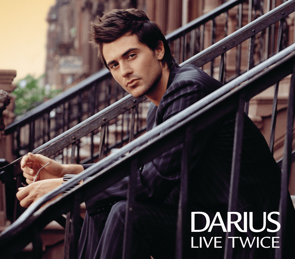 Album cover art for "Live Twice" by Darius Campbell