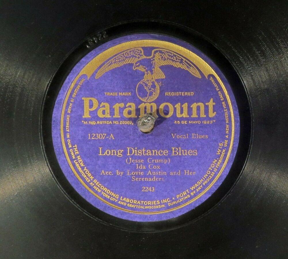 Album cover art for "Long Distance Blues" by Ida Cox