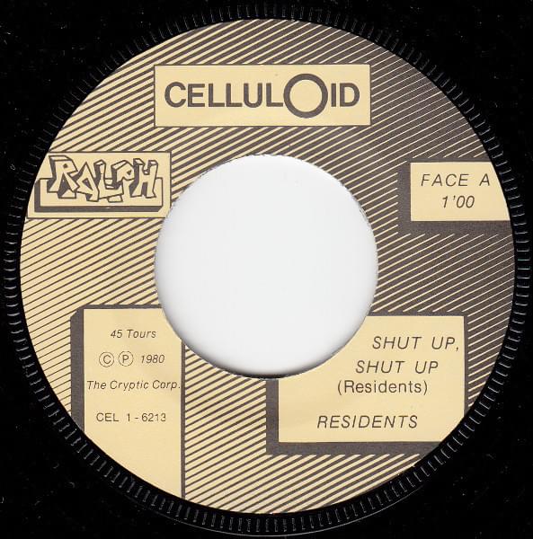Album cover art for "Shut Up Shut Up" by The Residents