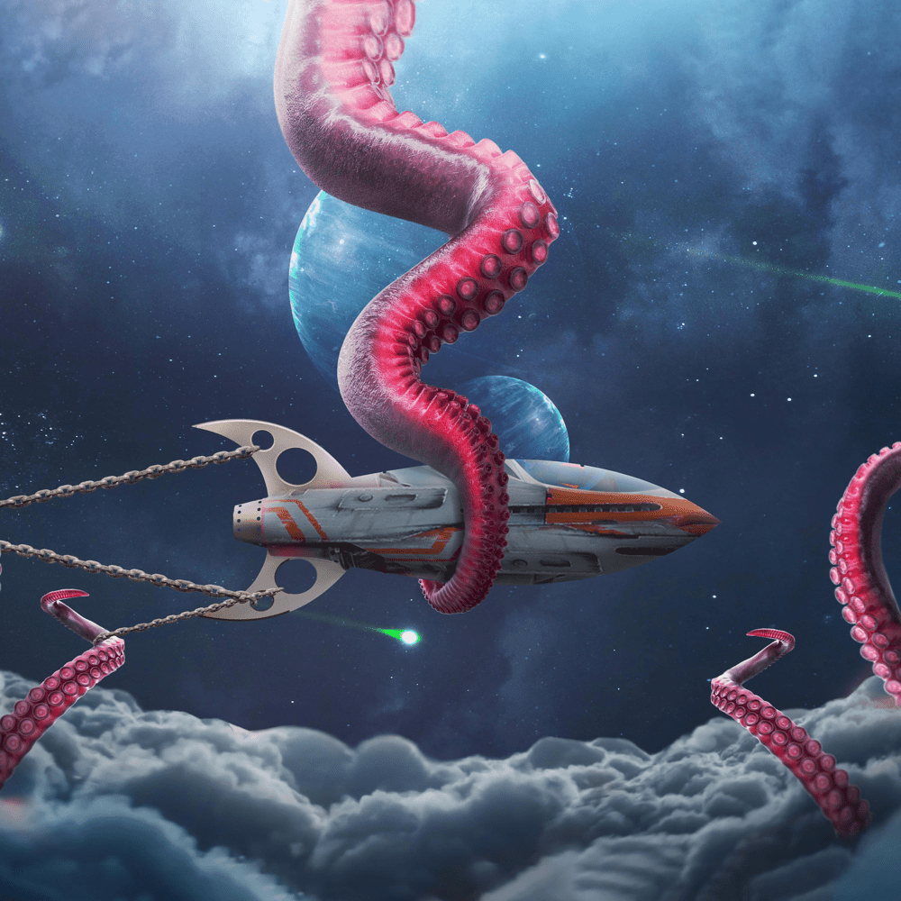 Album cover art for "A Cautionary Tale" by Unlike Pluto