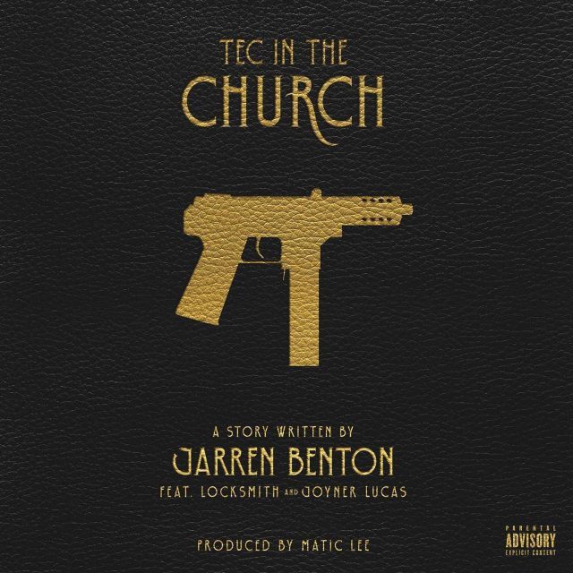 Album cover art for "Tec In The Church" by Jarren Benton & Joyner Lucas & Locksmith