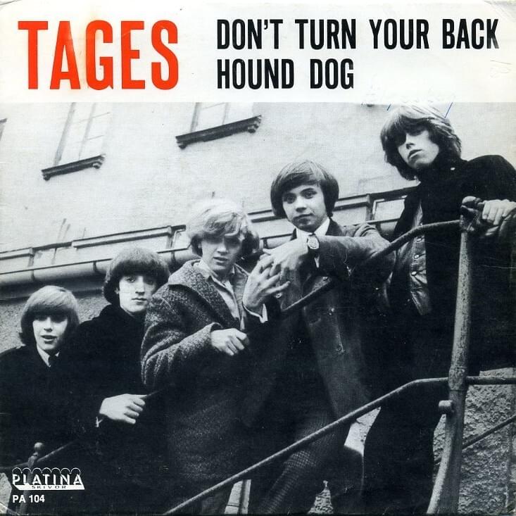Album cover art for "Hound Dog" by Tages