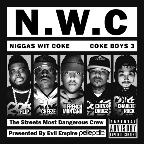 Album cover art for "100" by French Montana & Big Cheeze & Chinx