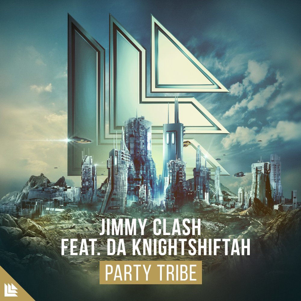 Album cover art for "Party Tribe" by Jimmy Clash & Da Knightshiftah