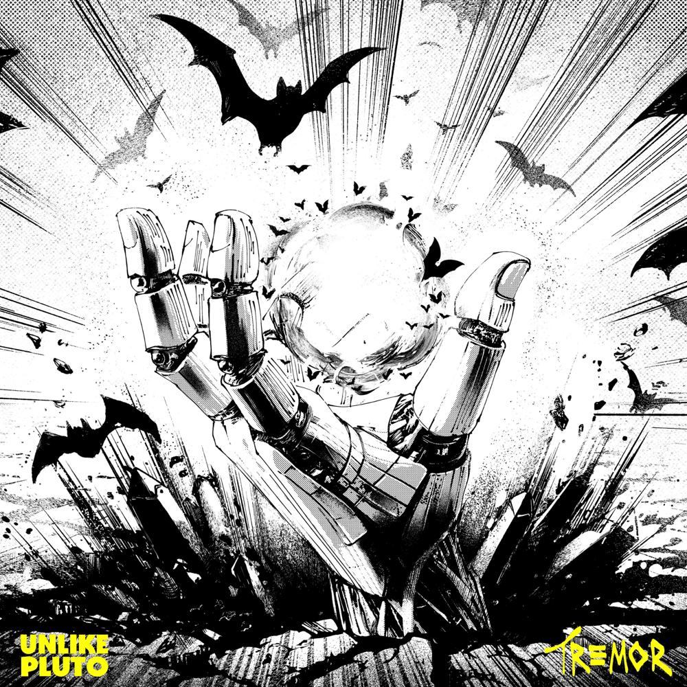 Album cover art for "Tremor" by Unlike Pluto