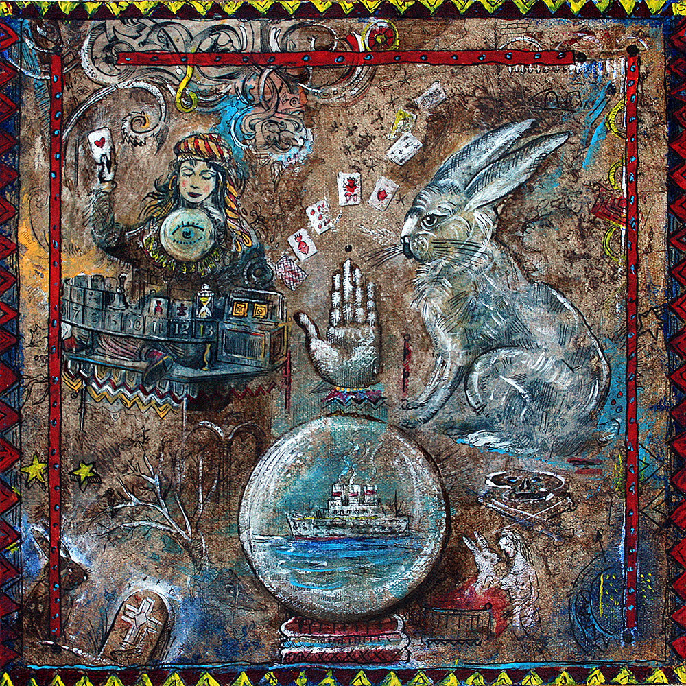 Album cover art for "East Enders Wives" by mewithoutYou & Aimee Wilson