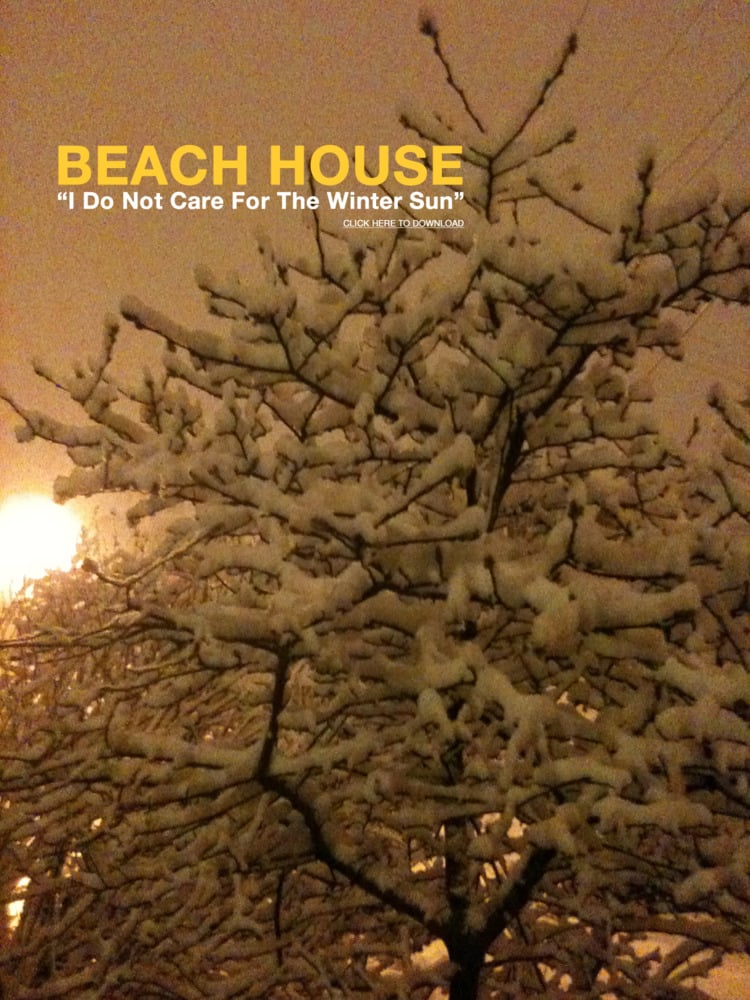 Album cover art for "I Do Not Care for the Winter Sun" by Beach House