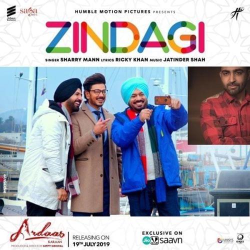 Album cover art for "Zindagi" by Sharry Mann