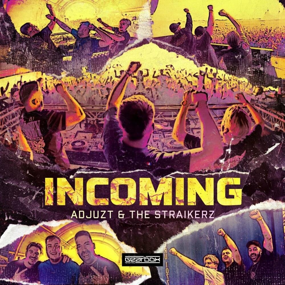 Album cover art for "Incoming" by Adjuzt
