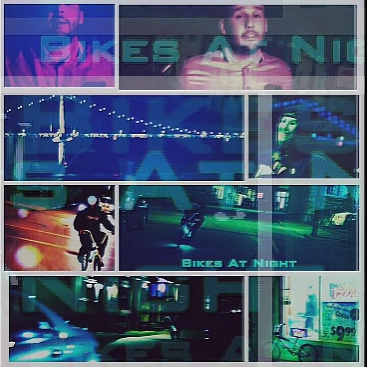 Album cover art for "Bikes At Night" by JMS TMS