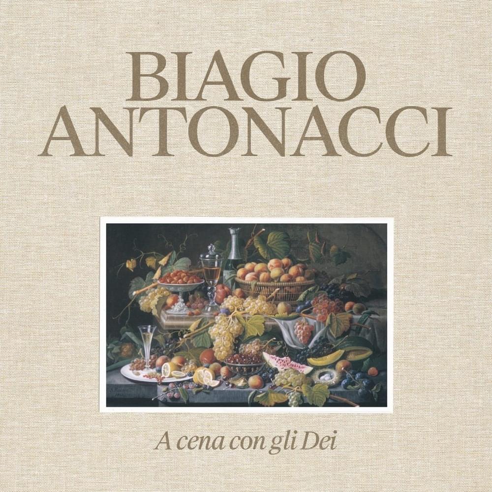 Album cover art for "A cena con gli dei" by Biagio Antonacci