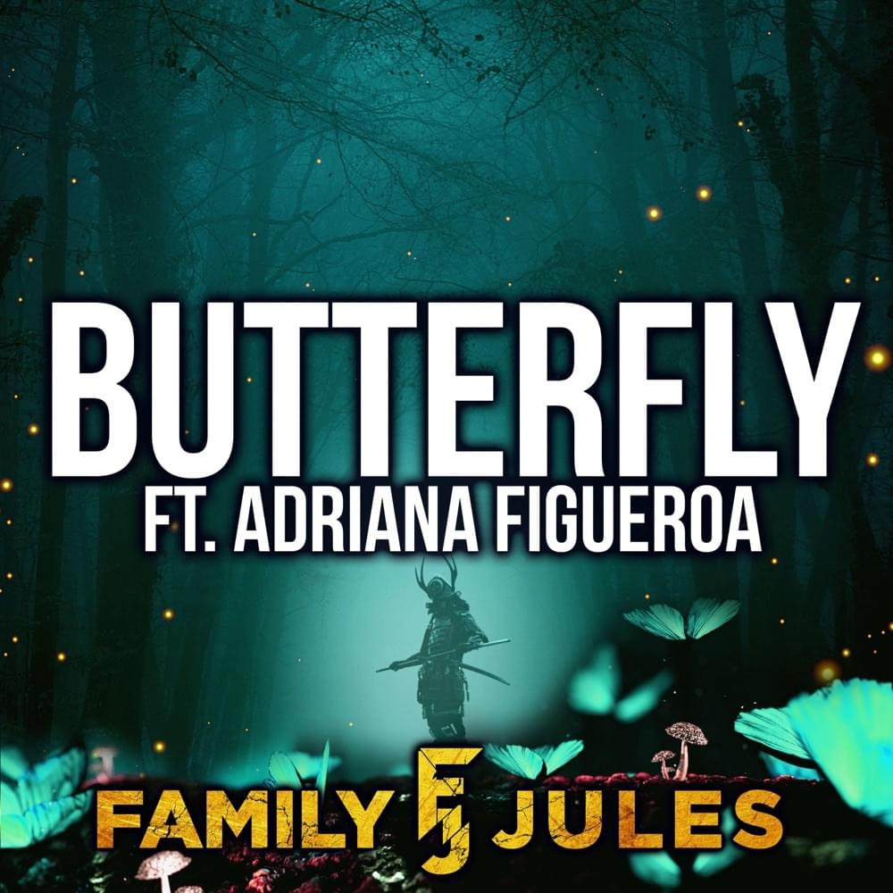 Album cover art for "Butterfly" by FamilyJules & Adriana Figueroa