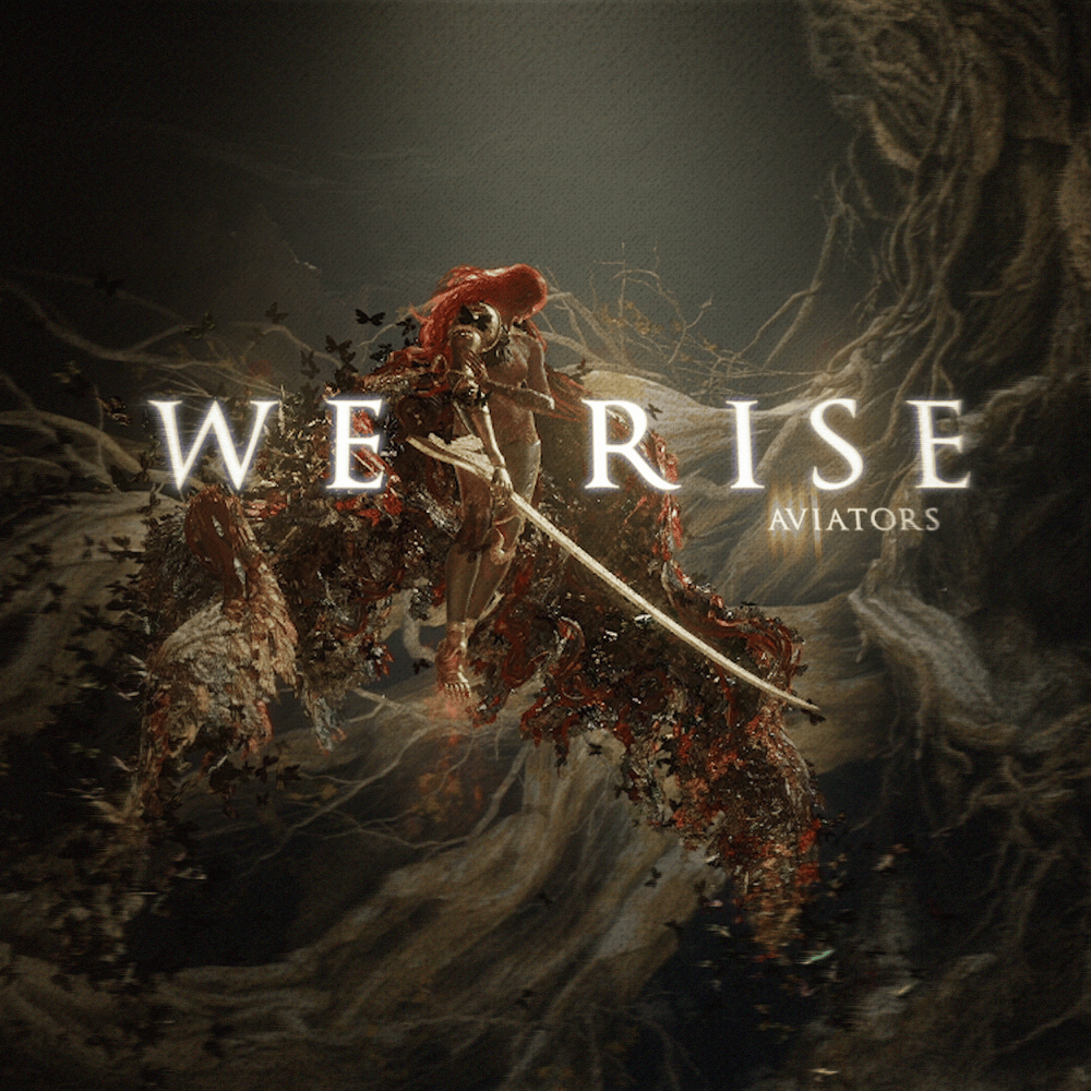 Album cover art for "We Rise" by Aviators