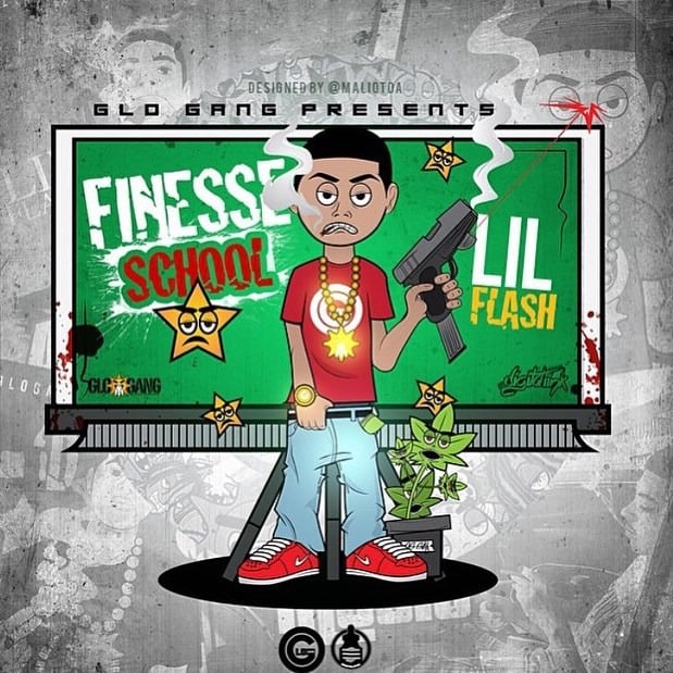 Album cover art for "Money" by Lil Flash & Donniddy & Tray Savage