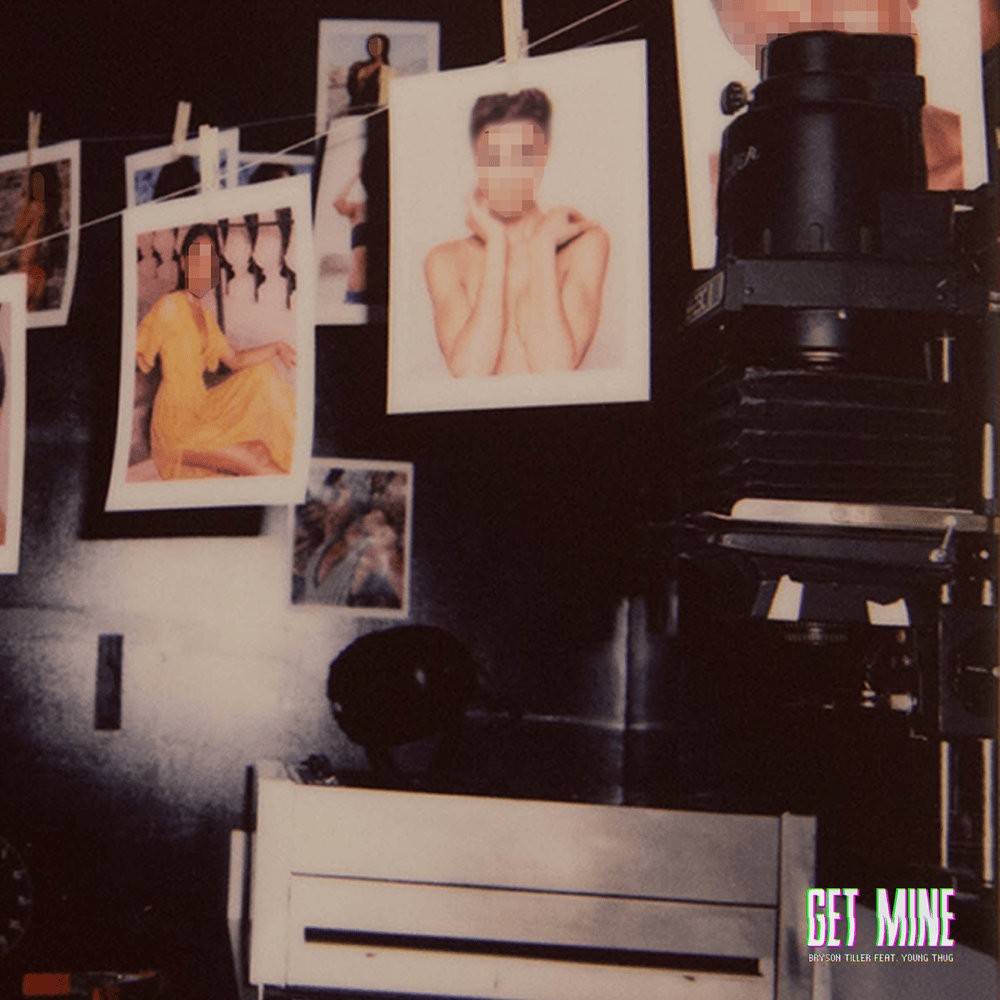 Album cover art for "Get Mine" by Bryson Tiller & Young Thug