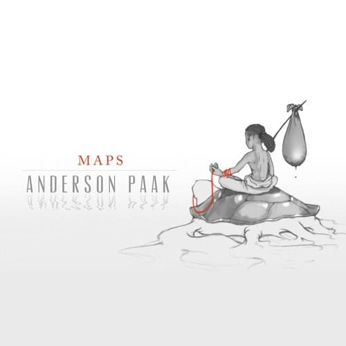 Album cover art for "Maps" by Anderson .Paak