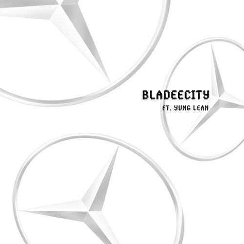 Album cover art for "Bladeecity" by Bladee & Yung Lean