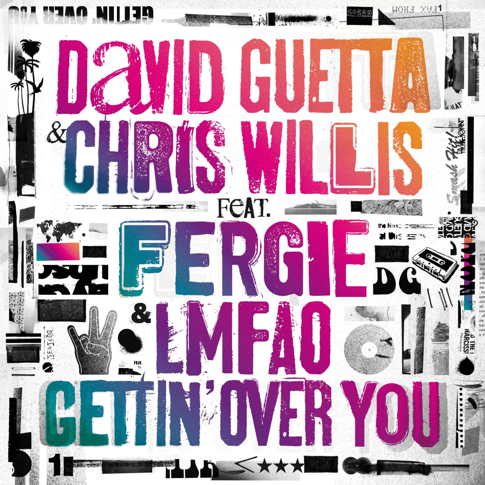 Album cover art for "Gettin’ Over You" by +Mas Label & LMFAO & Fergie