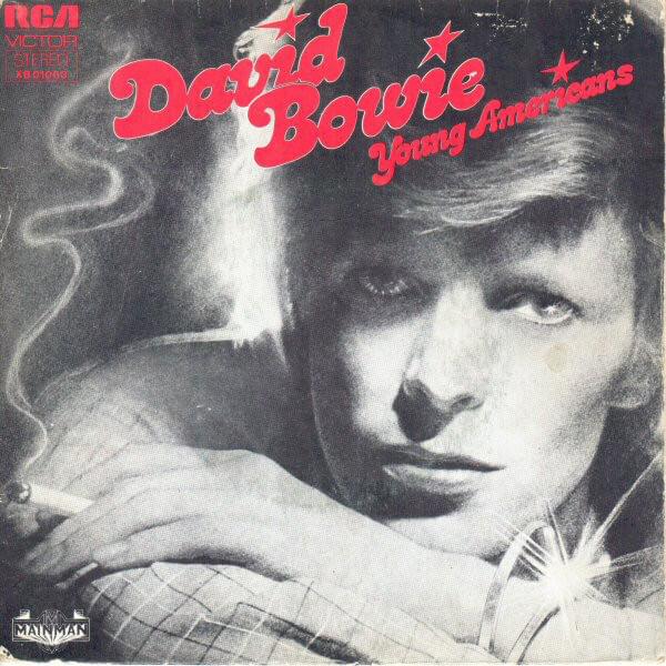 Album cover art for "Young Americans" by David Bowie