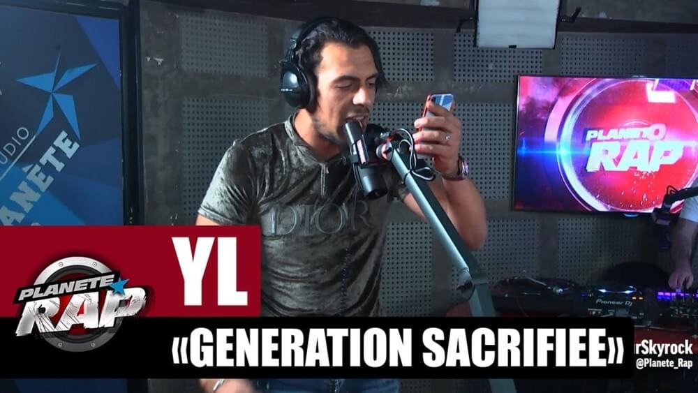 Album cover art for "Génération sacrifiée (Remix)" by YL