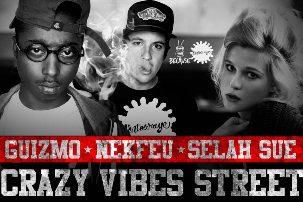 Album cover art for "Crazy Vibes (Street Remix)" by Selah Sue & Guizmo & Nekfeu