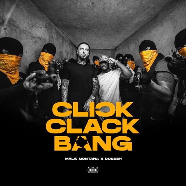 Album cover art for "Click Clack Bang" by Malik Montana