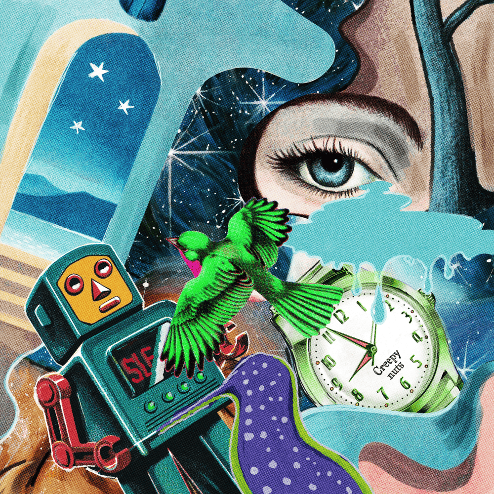 Album cover art for "眠れ (Nemure)" by Creepy Nuts