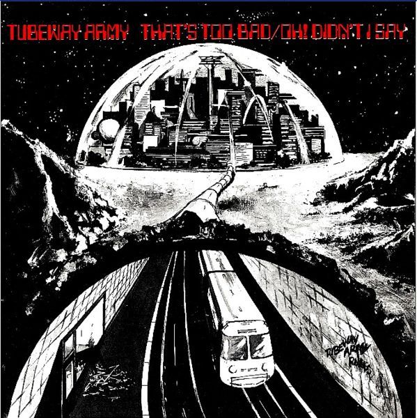 Album cover art for "That’s Too Bad (Single Version)" by Tubeway Army