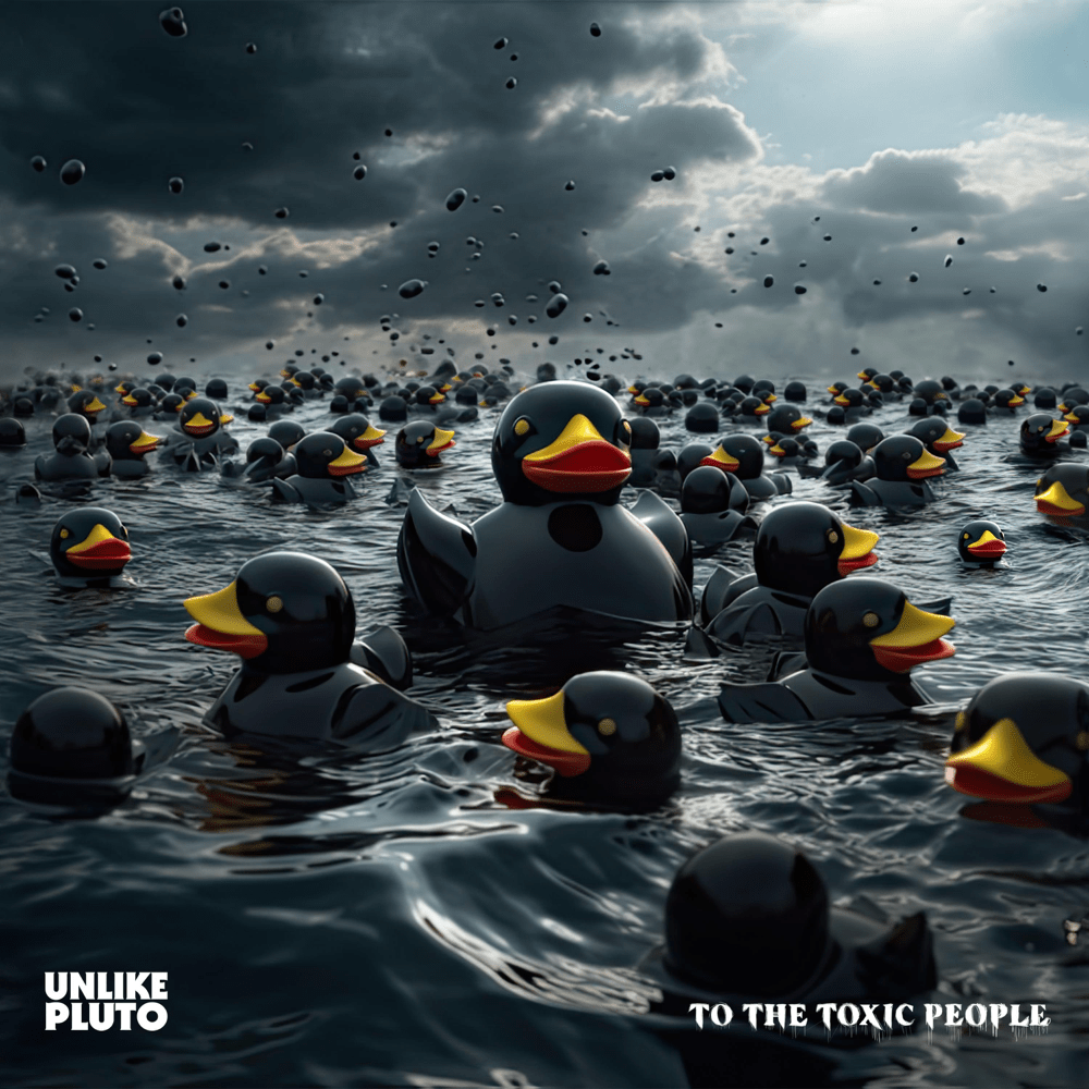 Album cover art for "To the Toxic People" by Unlike Pluto