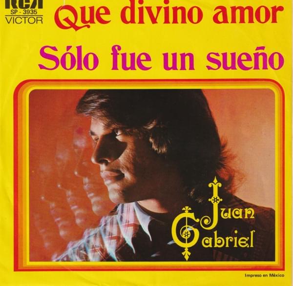 Album cover art for "Que Divino Amor" by Juan Gabriel