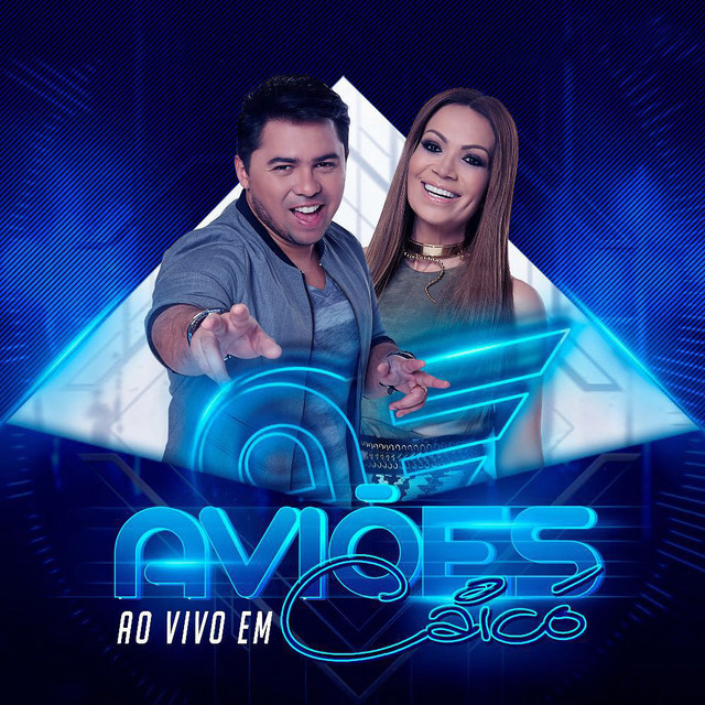 Album cover art for "Pense Aí (Ao Vivo) [Aviões Fantasy]" by Aviões do Forró