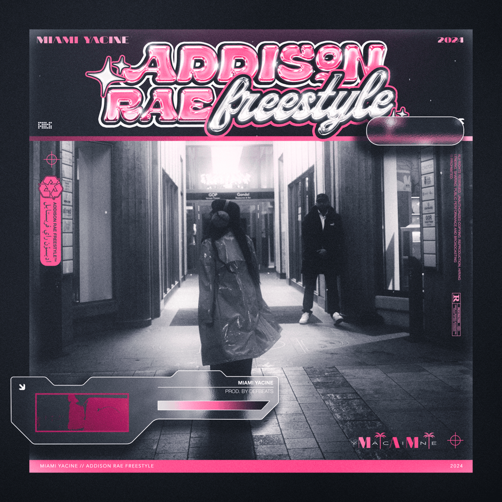 Album cover art for "Addison Rae freestyle" by Miami Yacine