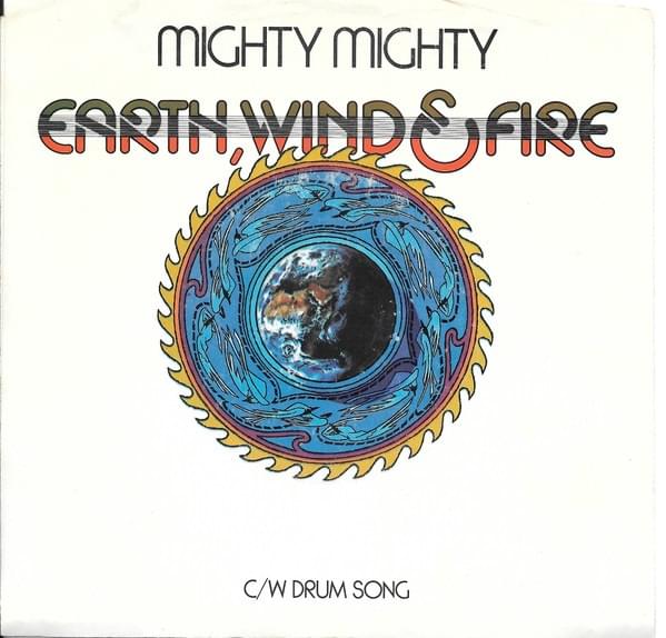 Album cover art for "Mighty Mighty" by Earth, Wind & Fire