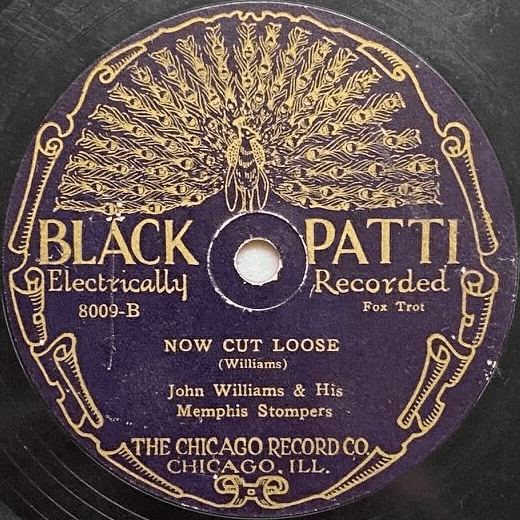 Album cover art for "Now Cut Loose" by John Williams & His Memphis Stompers