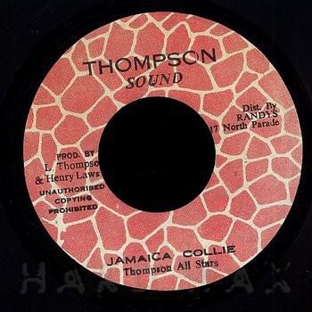 Album cover art for "Jamaican Colley Version" by Linval Thompson
