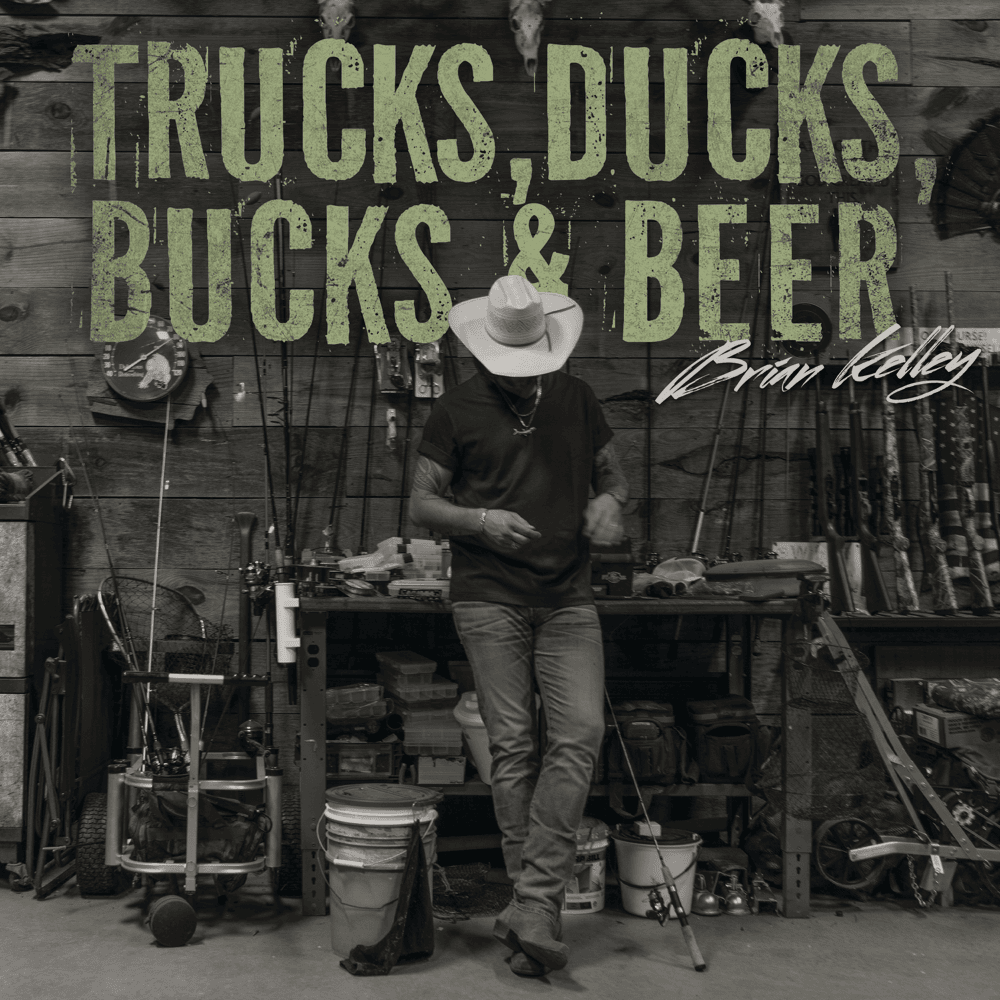 Album cover art for "Trucks, Ducks, Bucks & Beer" by Brian Kelley