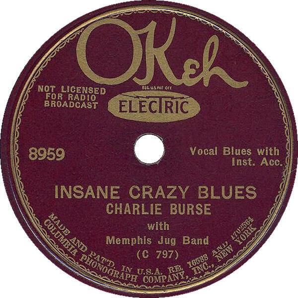 Insane Crazy Blues by Memphis Jug Band