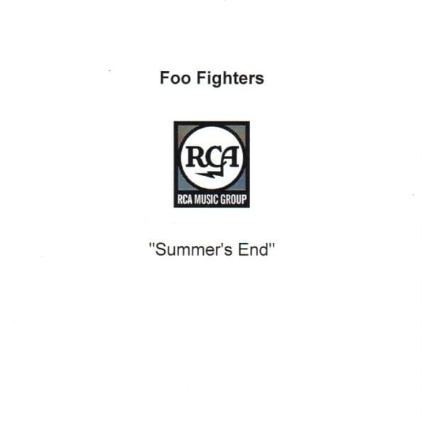 Album cover art for "Summer’s End" by Foo Fighters