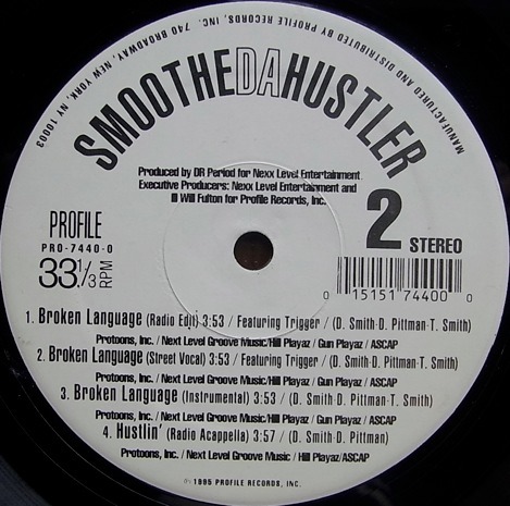 Album cover art for "Broken Language" by Smoothe Da Hustler & Trigger Tha Gambler